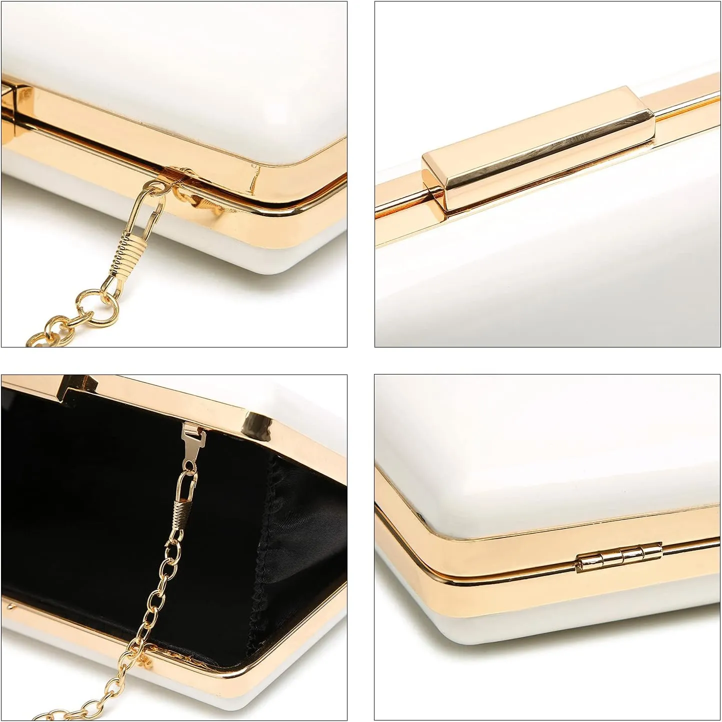 Dasein Women Evening Purses Clutch Bags Formal Party Clutches Wedding Purses Cocktail Prom Handbags