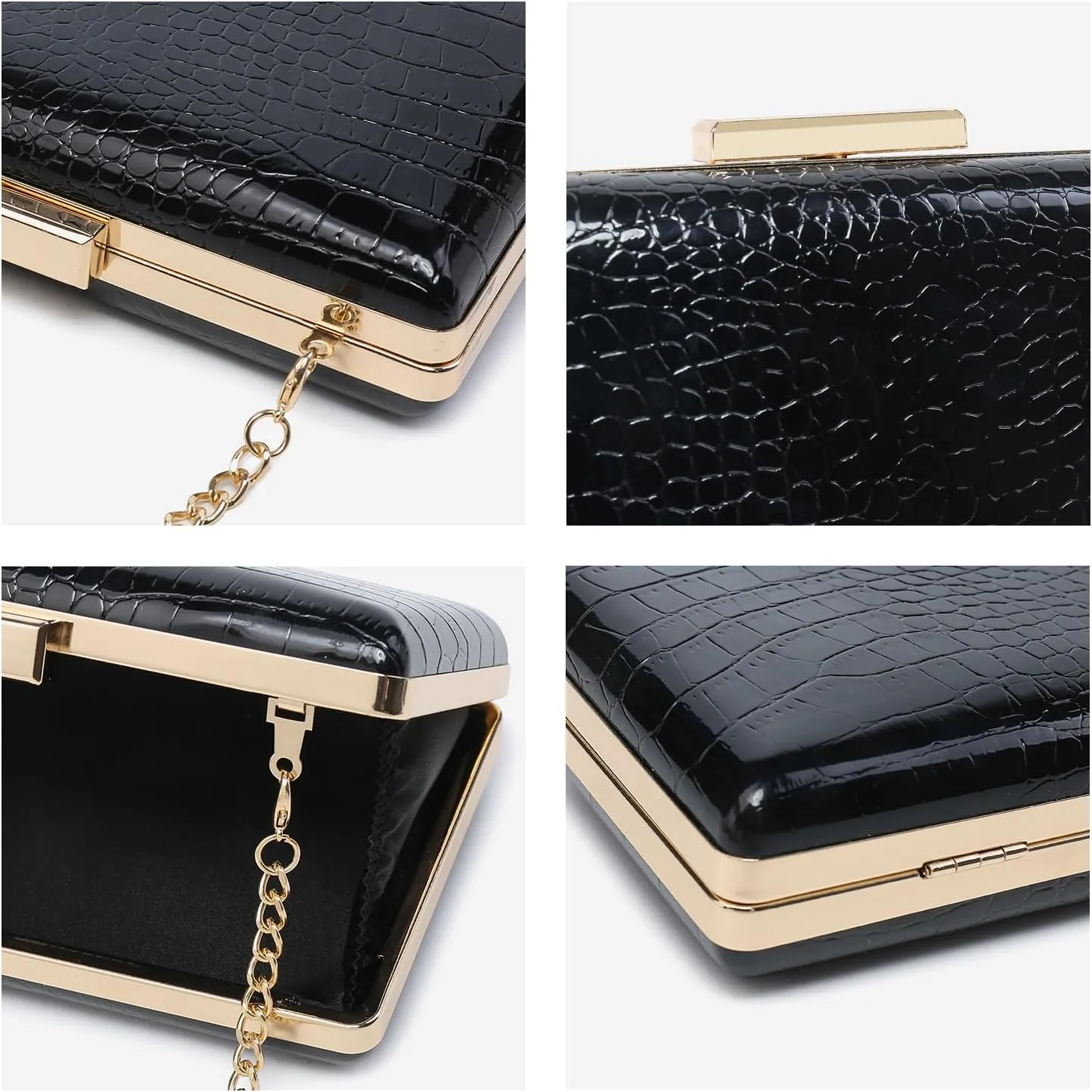 Dasein Women Evening Purses Clutch Bags Formal Party Clutches Wedding Purses Cocktail Prom Handbags