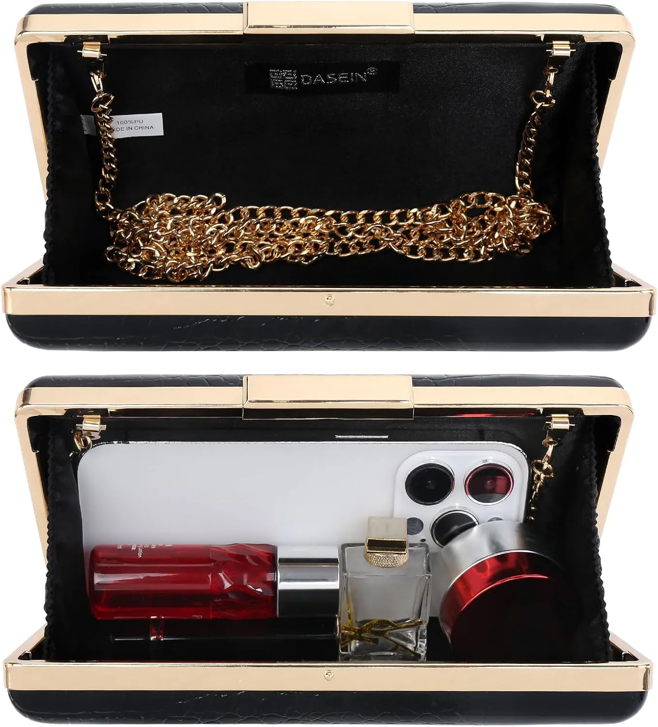 Dasein Women Evening Purses Clutch Bags Formal Party Clutches Wedding Purses Cocktail Prom Handbags