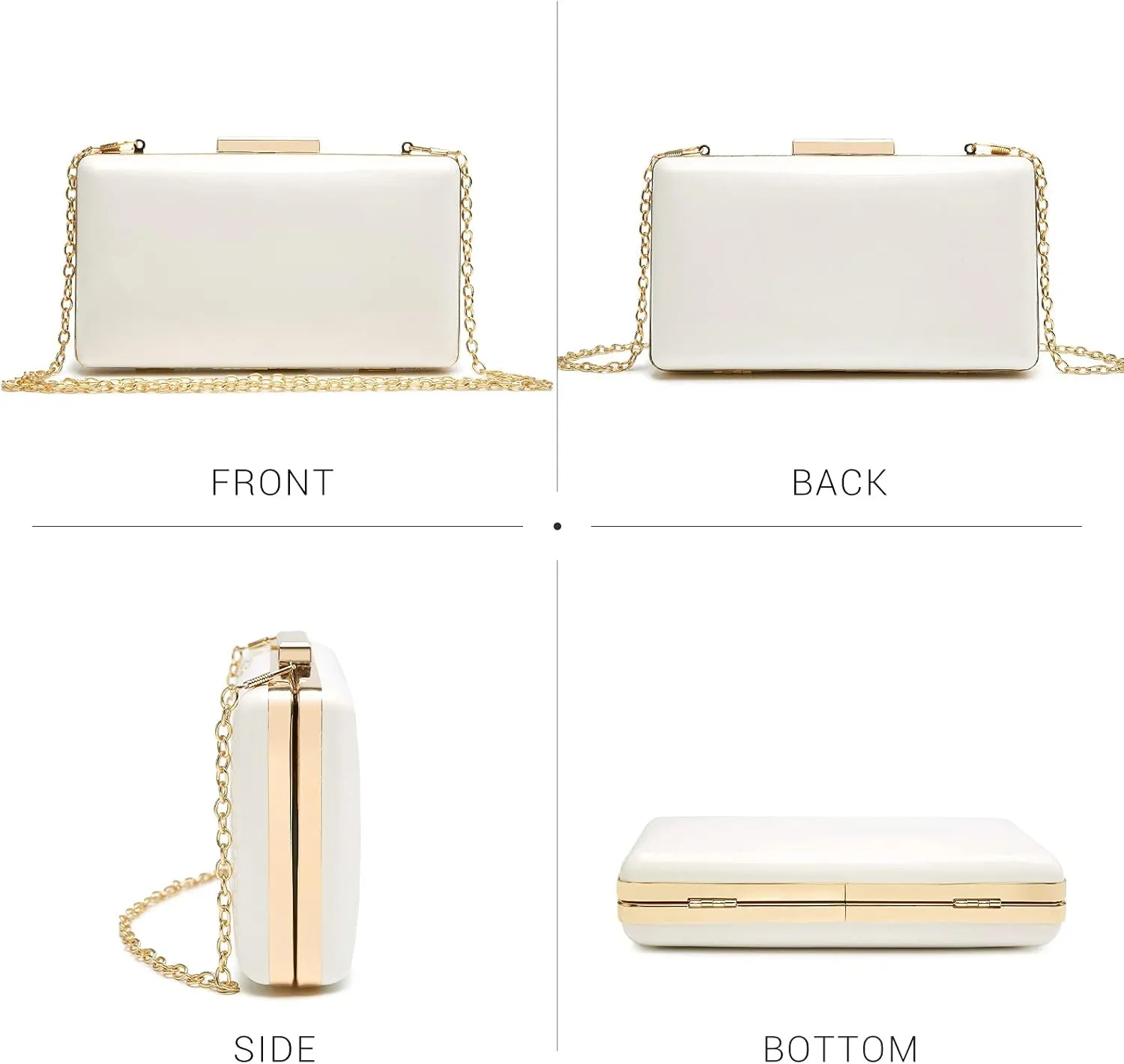 Dasein Women Evening Purses Clutch Bags Formal Party Clutches Wedding Purses Cocktail Prom Handbags