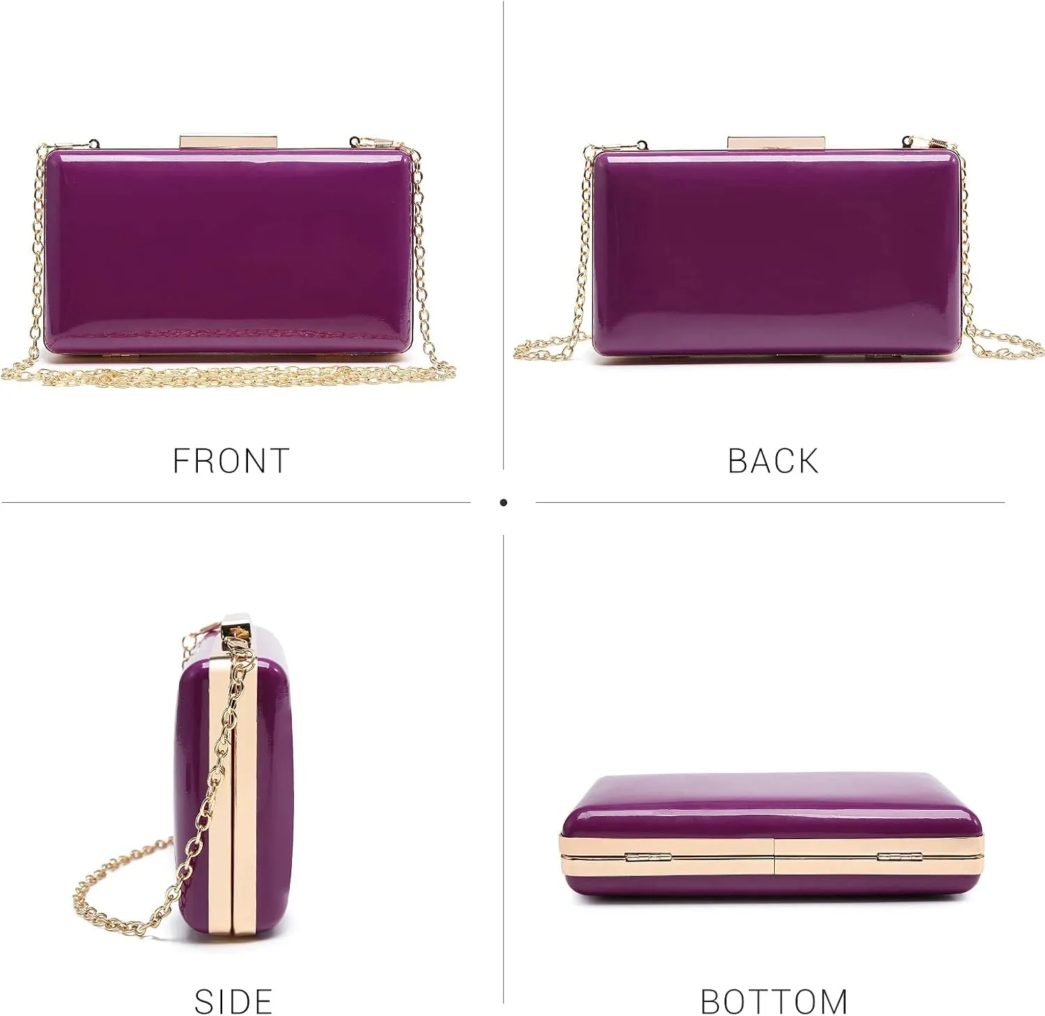 Dasein Women Evening Purses Clutch Bags Formal Party Clutches Wedding Purses Cocktail Prom Handbags