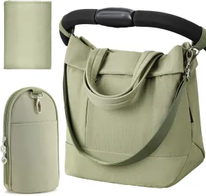 Diaper Bag Tote Large Travel Fashion Crossbody For Monther,Mommy Bags Outdoor Handbags With Insulated Bag And Changing Pad