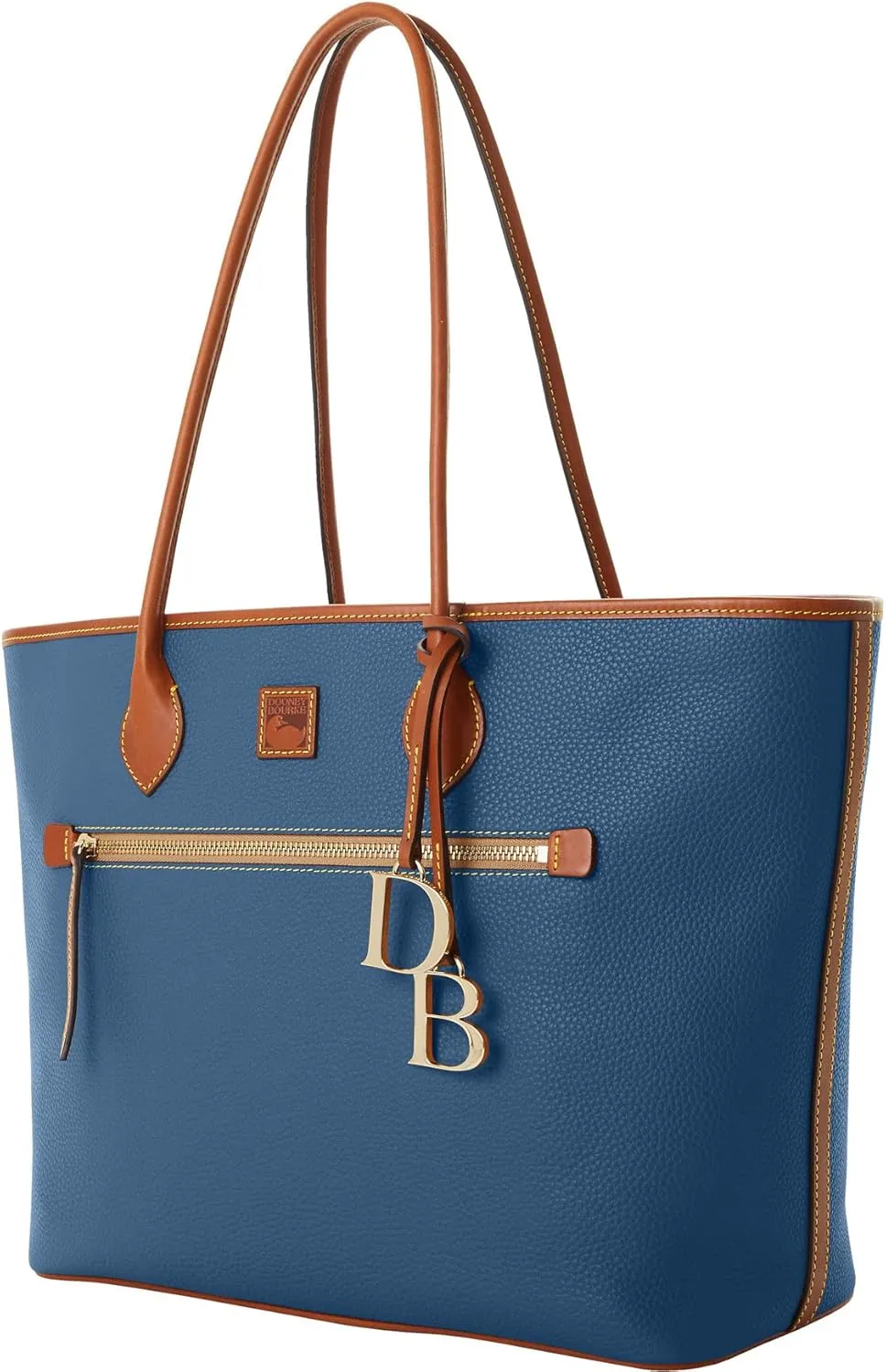 Dooney & Bourke Large Tote Bags for Women, Large Leather Tote Bag with Zipper Pockets and Long Shoulder Straps