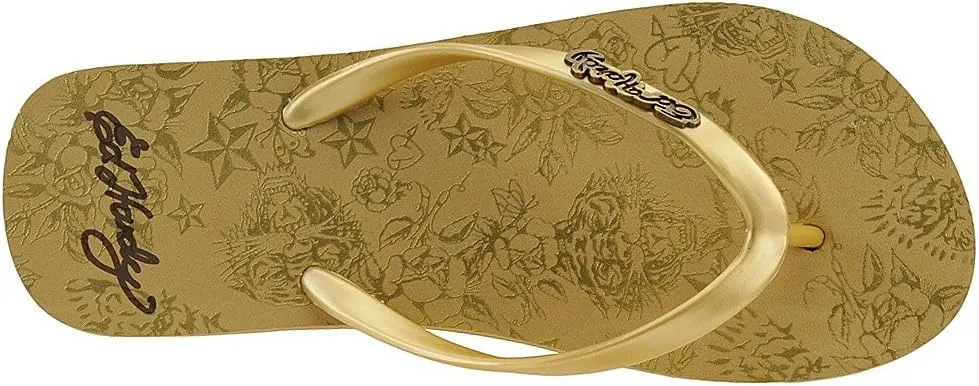 ED HARDY Women's Capistrano Flip Flop Sandal