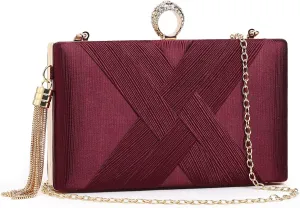 Evening Bags Clutch Purses for Women Wedding Bag Ladies Sparkling Party Handbag Tassel Crossbody shoulder bag