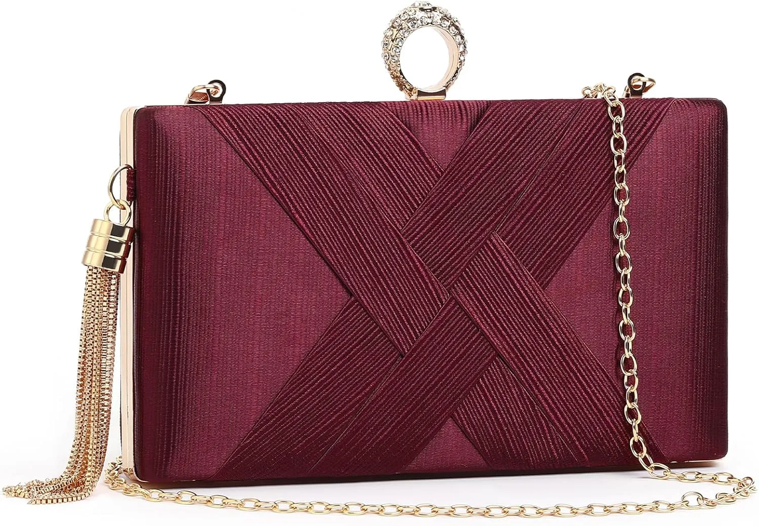 Evening Bags Clutch Purses for Women Wedding Bag Ladies Sparkling Party Handbag Tassel Crossbody shoulder bag