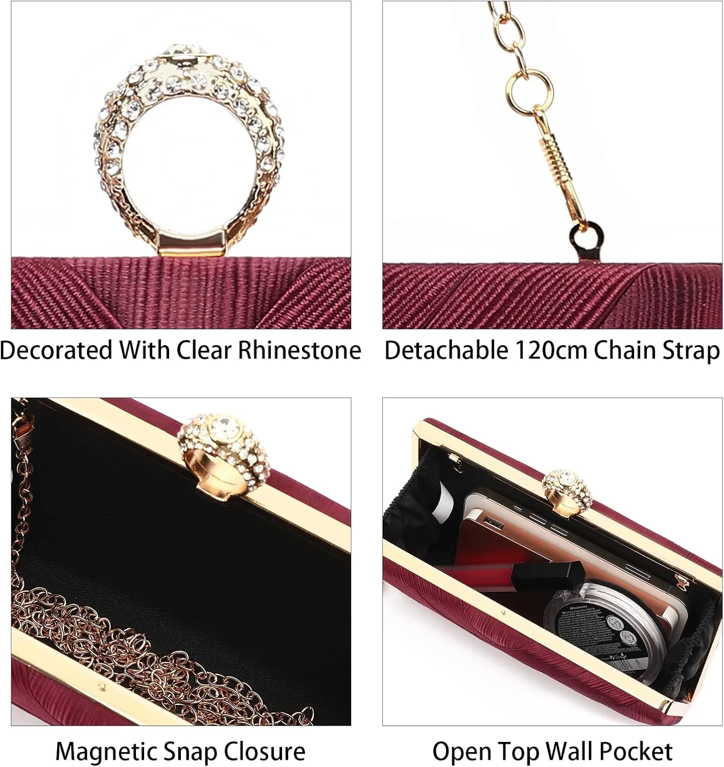 Evening Bags Clutch Purses for Women Wedding Bag Ladies Sparkling Party Handbag Tassel Crossbody shoulder bag