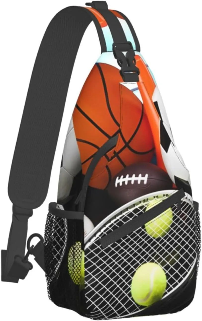Fashion Chest Sling Bag For Women Men Adjustable Strap Crossbody Shoulder Backpack Hiking Travel Fashion Unisex Daypack