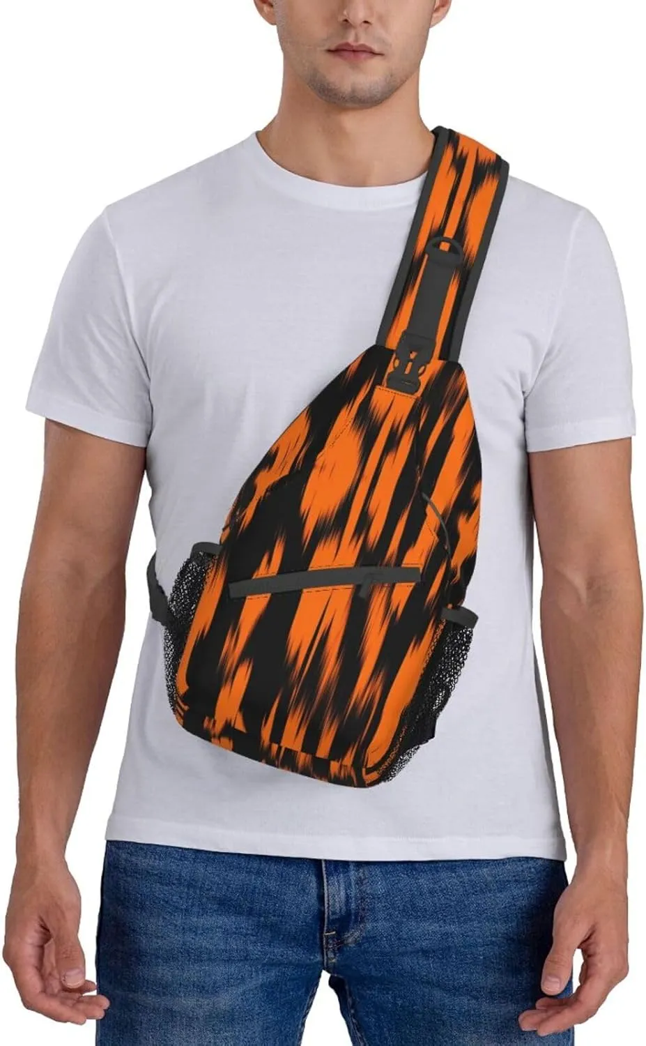 Fashion Chest Sling Bag For Women Men Adjustable Strap Crossbody Shoulder Backpack Hiking Travel Gym Unisex Daypack