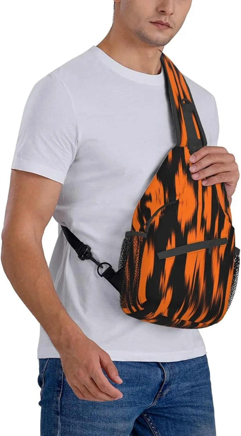 Fashion Chest Sling Bag For Women Men Adjustable Strap Crossbody Shoulder Backpack Hiking Travel Gym Unisex Daypack