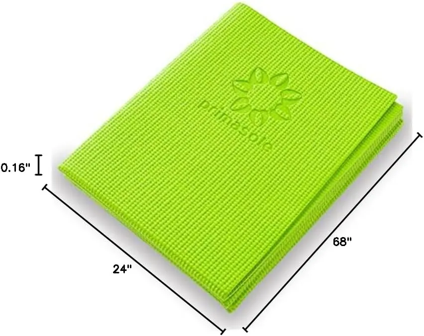 Folding Yoga Travel Pilates Mat Foldable Easy to Carry to Class Beach Park Tear-resistant Travel Picnics 4mm Thick 9 Colors