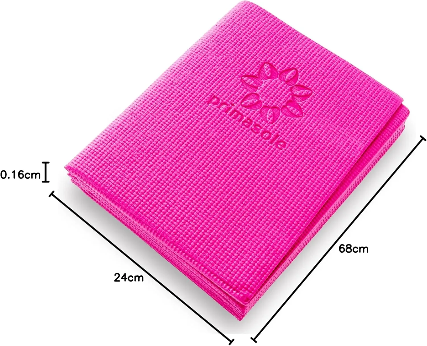 Folding Yoga Travel Pilates Mat Foldable Easy to Carry to Class Beach Park Tear-resistant Travel Picnics 4mm Thick 9 Colors