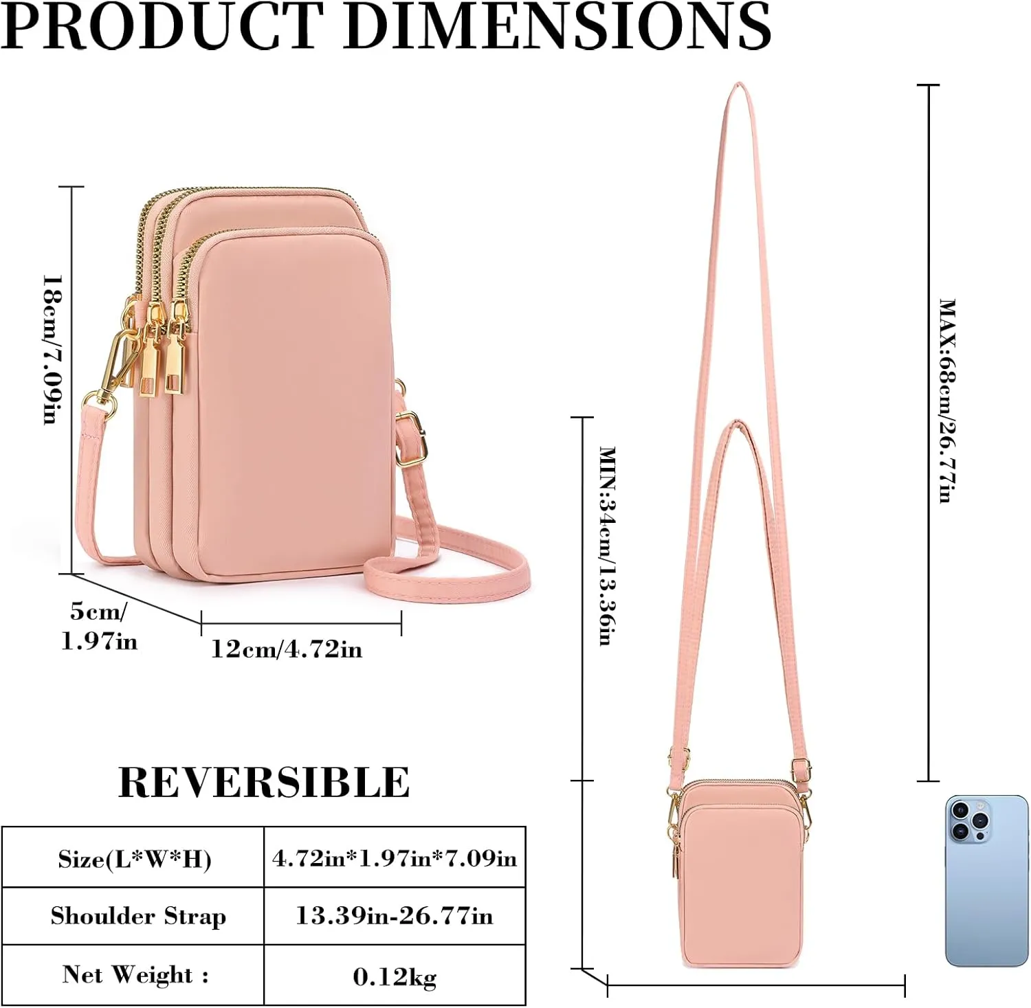 GOIACII Small Shoulder Bag for Women Mini Crossbody Bag Purse