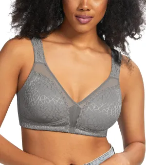 HACI Women's Minimizer Bra Full Coverage Everyday Wirefree Non Padded Plus Size for Large Bust Support Seamless