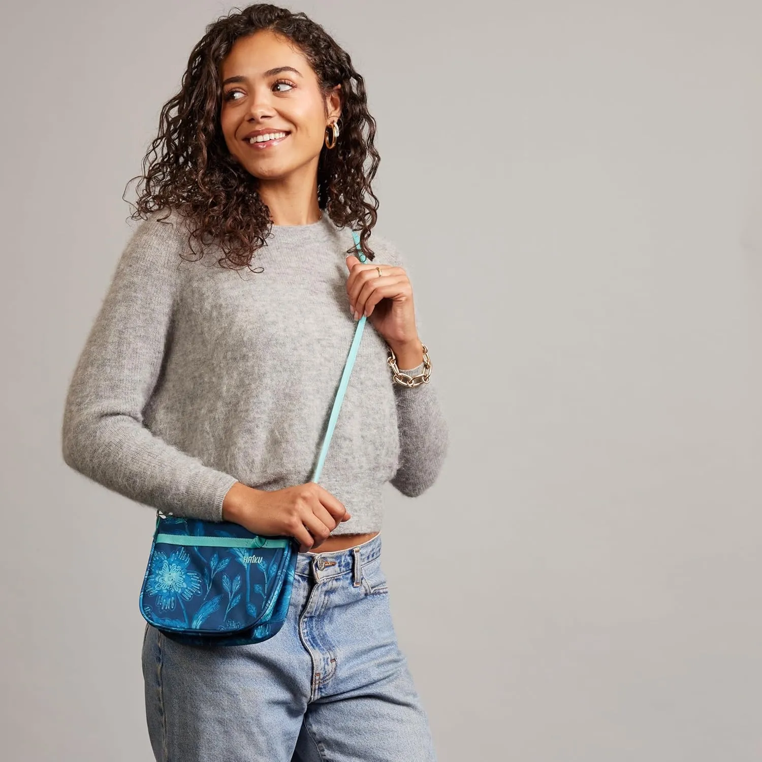 HAIKU Lark RFID Blocking Zippered Crossbody Travel Bag