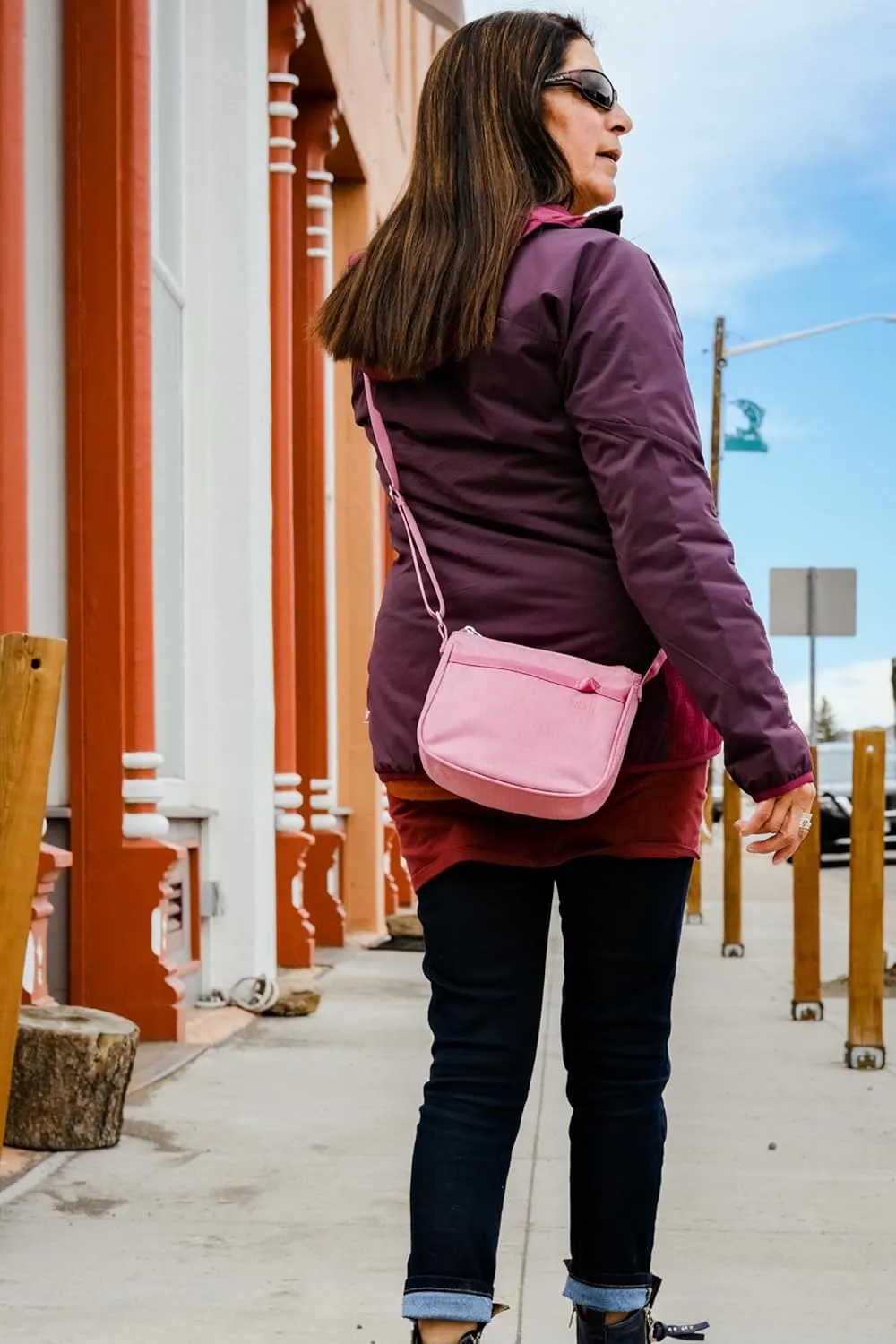 HAIKU Lark RFID Blocking Zippered Crossbody Travel Bag