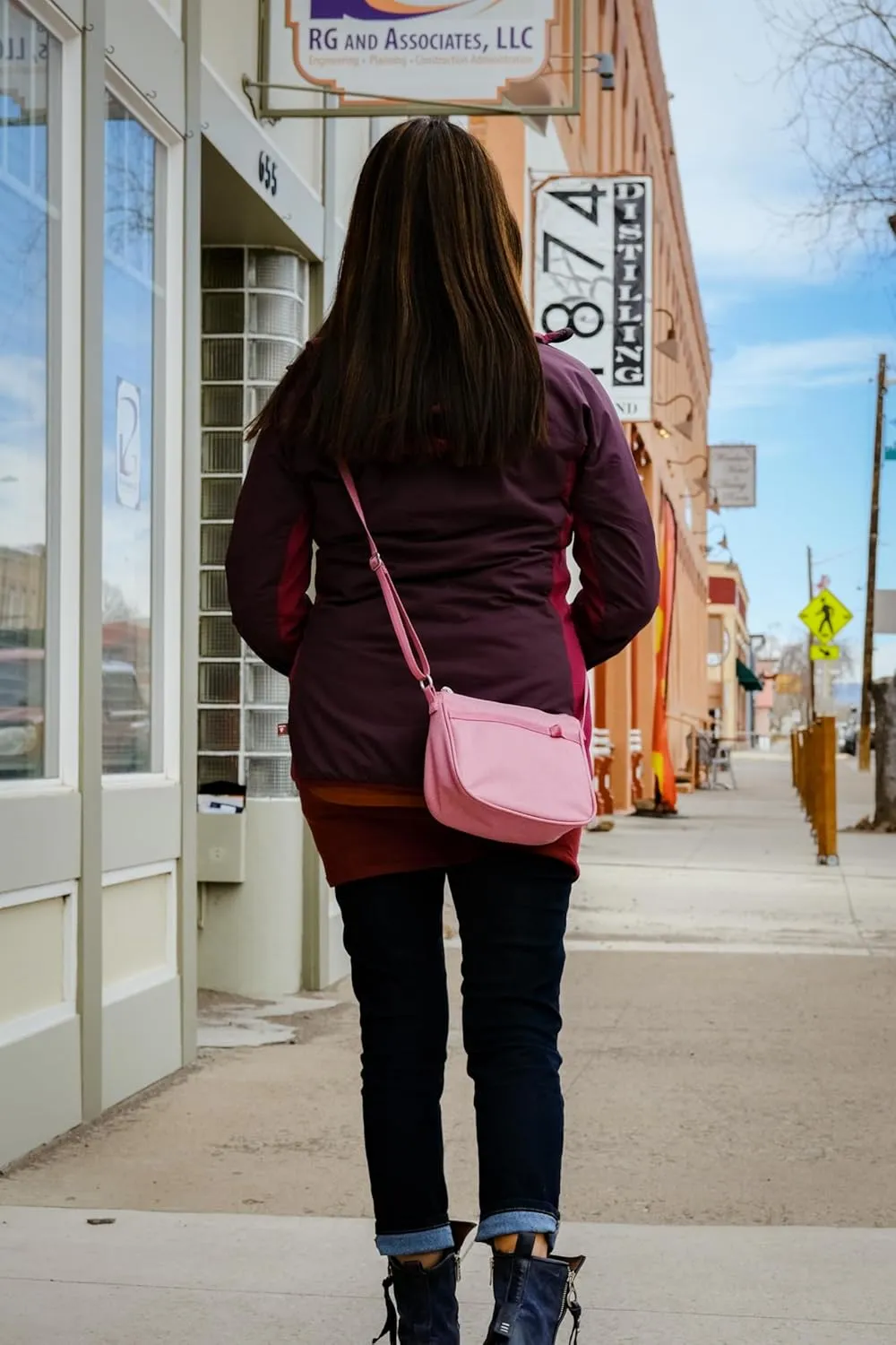 HAIKU Lark RFID Blocking Zippered Crossbody Travel Bag