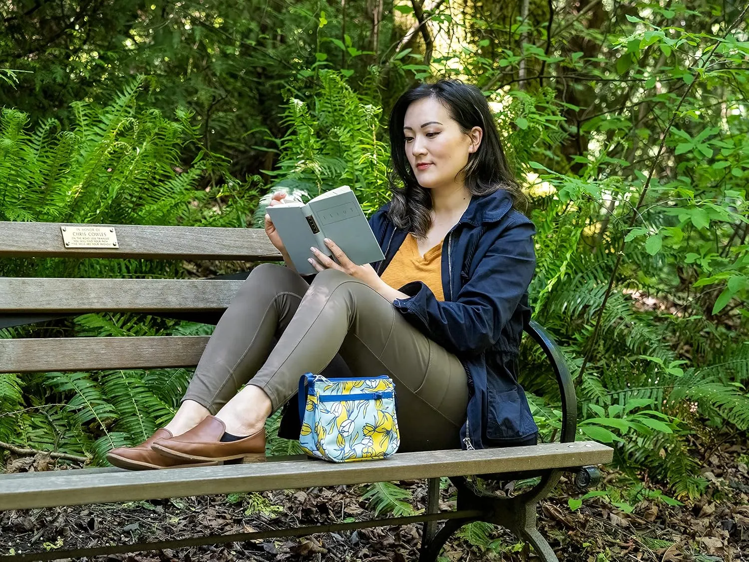 HAIKU Lark RFID Blocking Zippered Crossbody Travel Bag