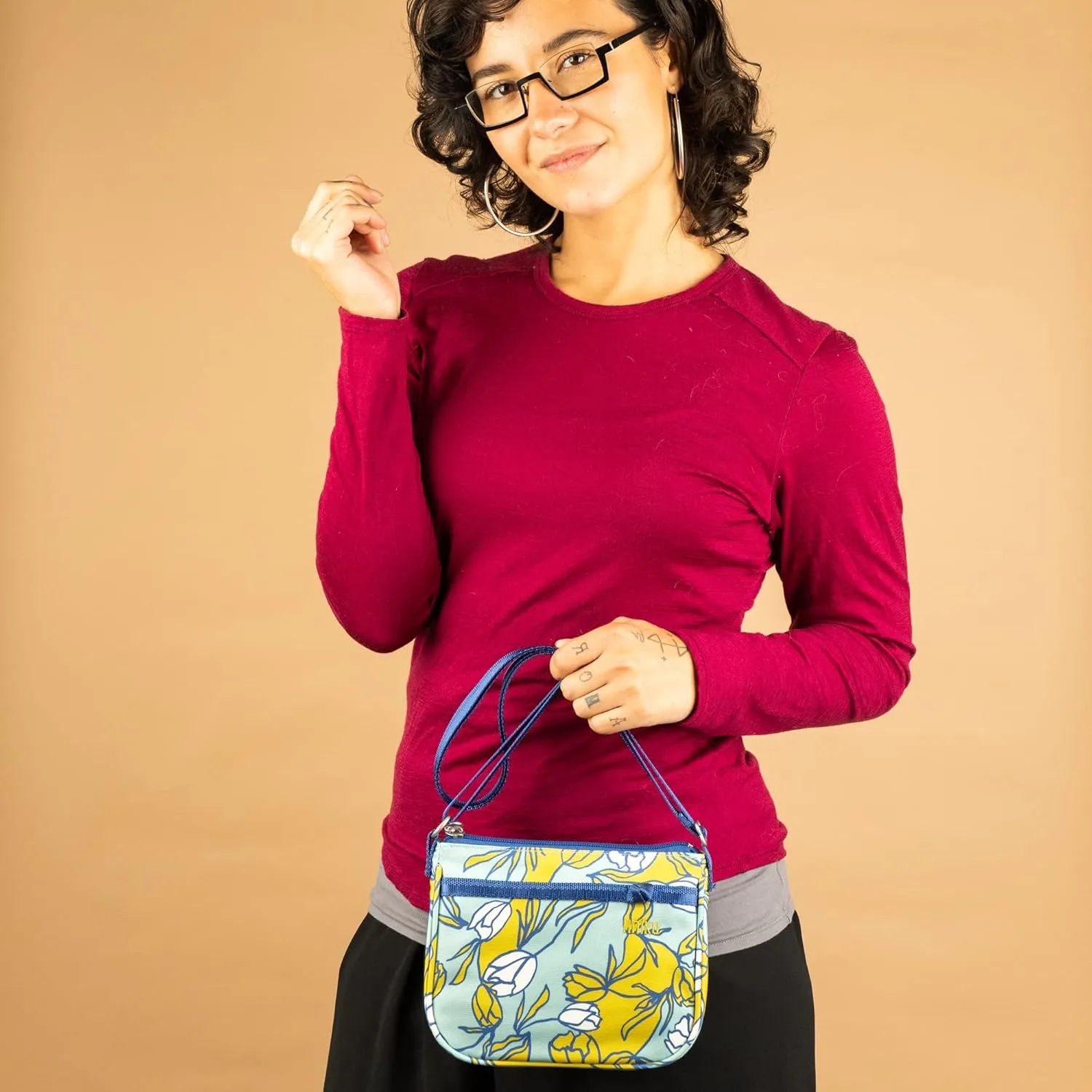 HAIKU Lark RFID Blocking Zippered Crossbody Travel Bag