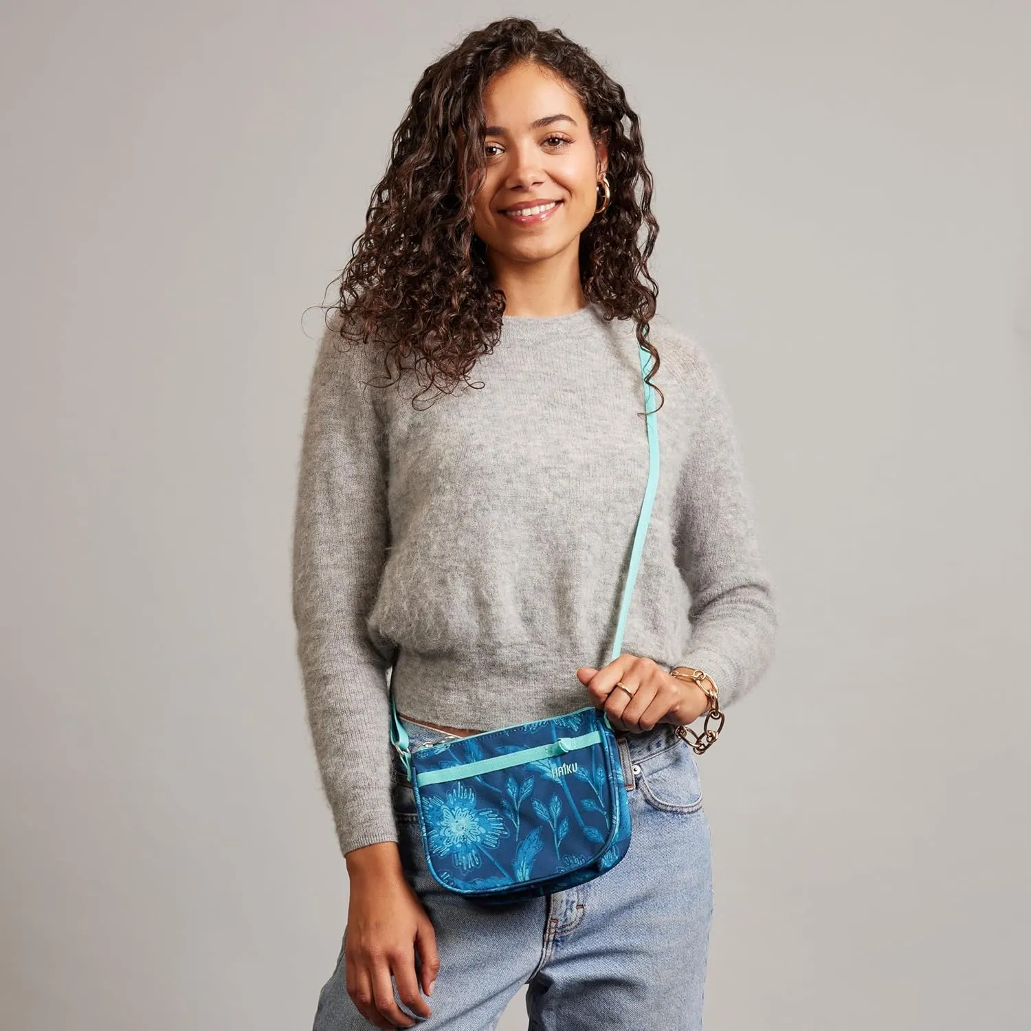 HAIKU Lark RFID Blocking Zippered Crossbody Travel Bag