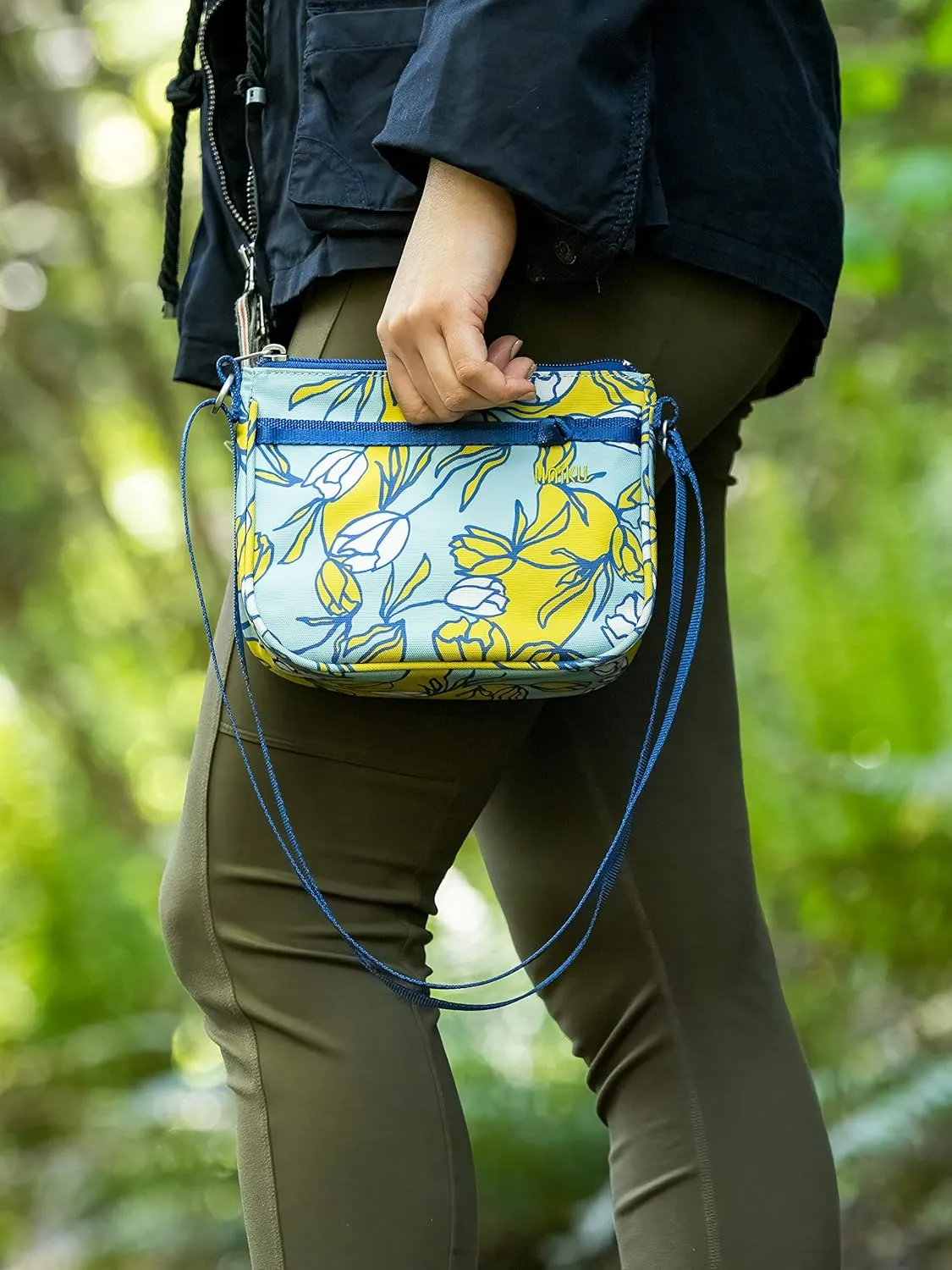 HAIKU Lark RFID Blocking Zippered Crossbody Travel Bag