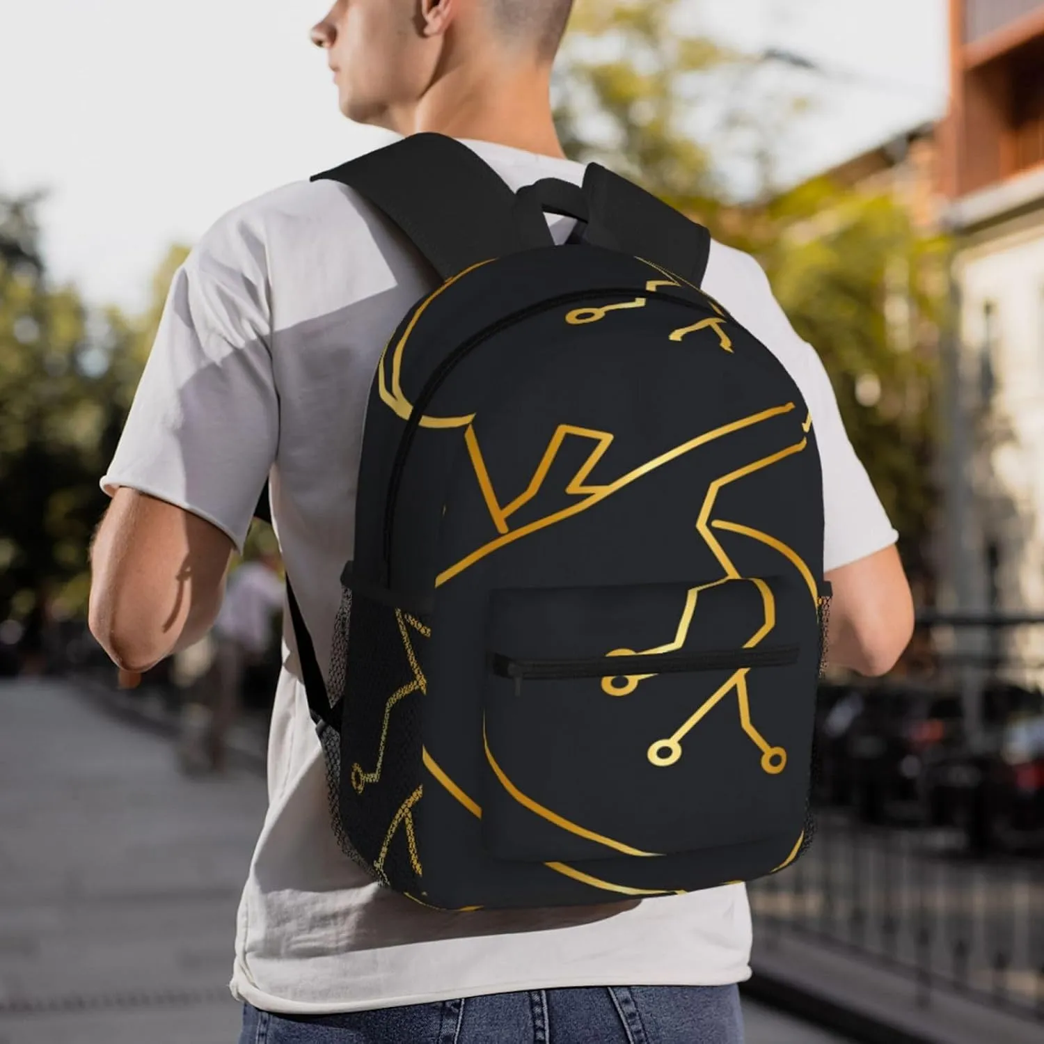Heart Cardiac Backpack, Travel Laptop Backpack Computer Bag Rucksack for Men Women Business Work Fits 15.6 Inch Notebook