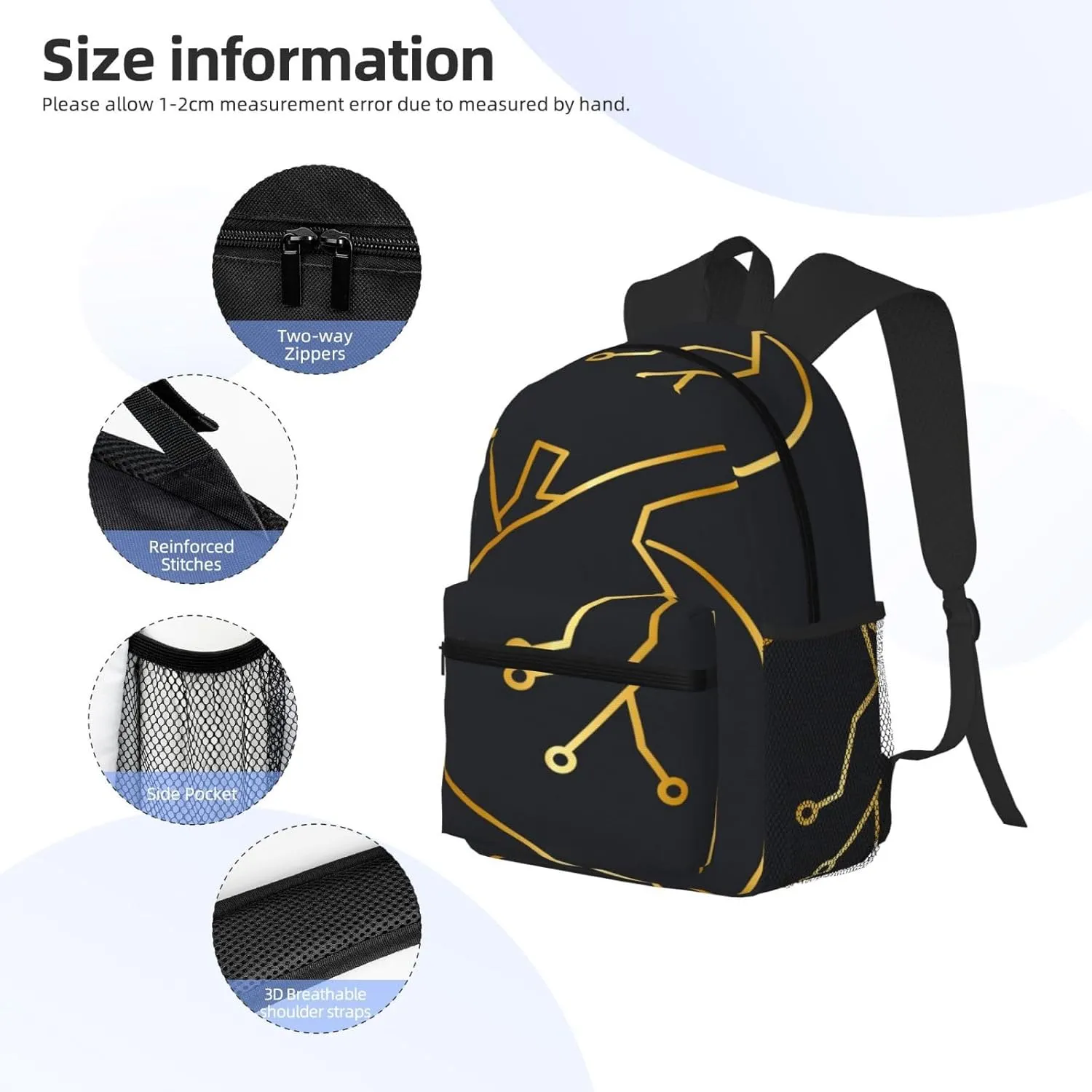 Heart Cardiac Backpack, Travel Laptop Backpack Computer Bag Rucksack for Men Women Business Work Fits 15.6 Inch Notebook