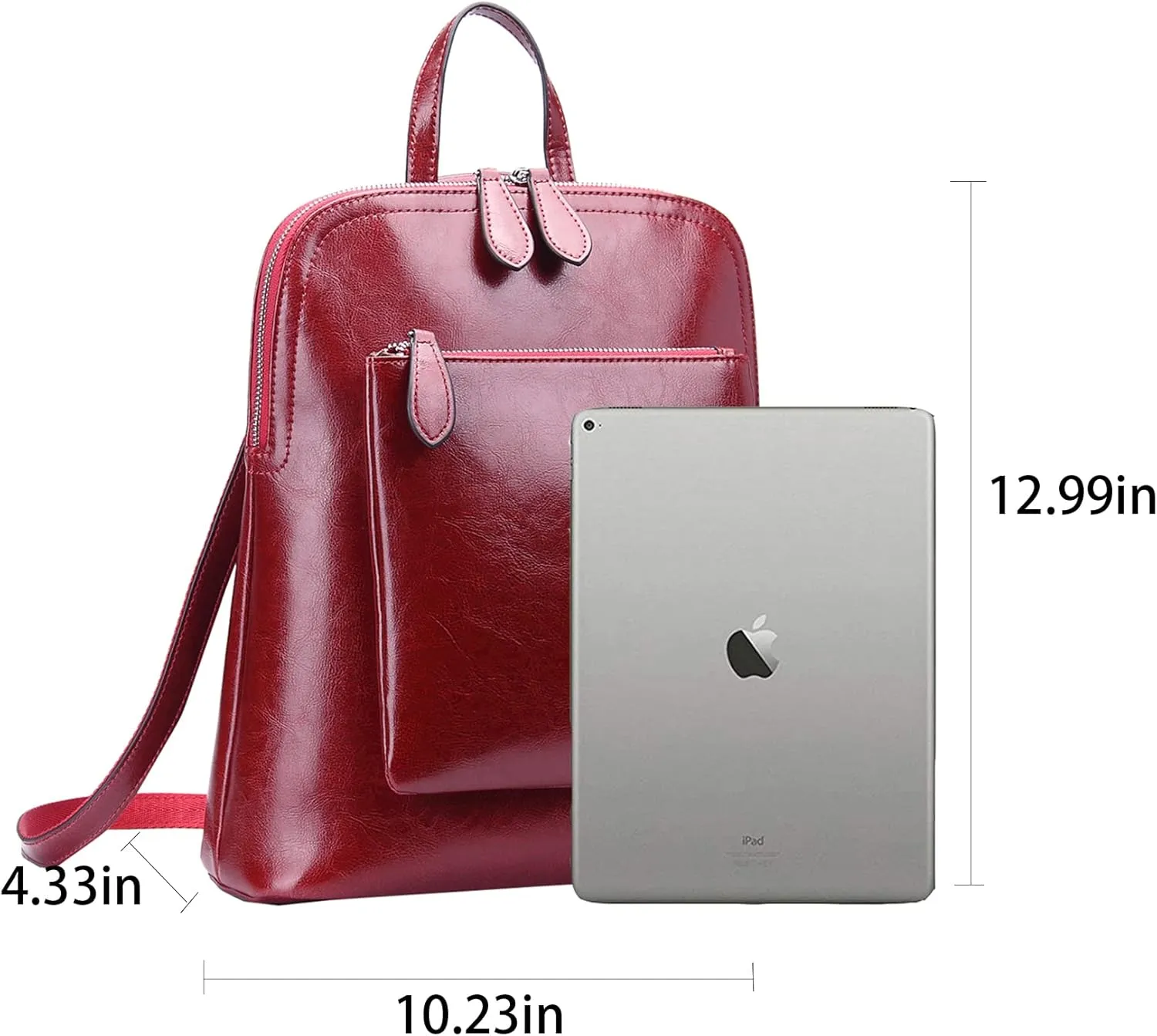 HESHE Backpack for Women Leather Backpack Purse Convertible Designer Bag Back Pack for Work Everything Bag