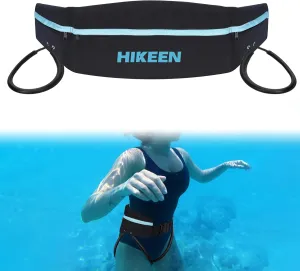 Hikeen Swim Belt for Adults/Kids,Water Aerobics Equipment with Fixing Straps and Zipped Pocket,Adults Pool Exercise Equipment for Pool Exercises and Workouts