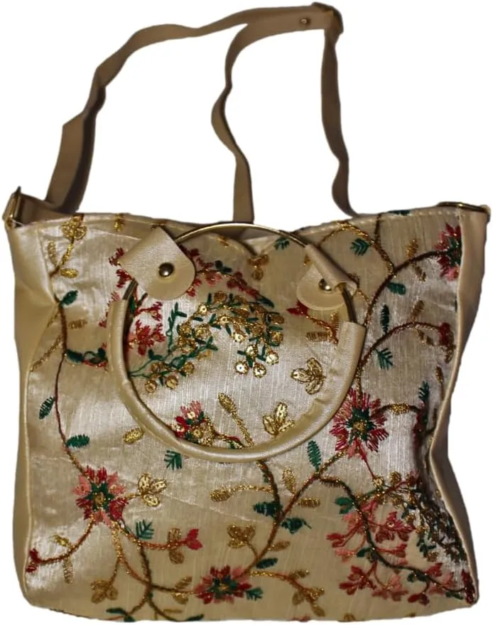 Indian Ethnic Cross-body Bag for Women | Handcrafted, Embroidered, Perfect for Weddings & Special Occasions