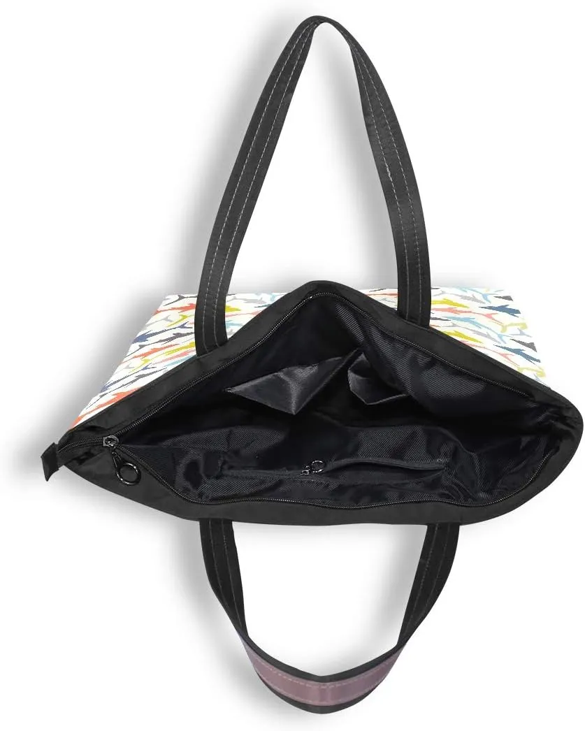 Jack Russell Terrier Shoulder Bags Large Handle Ladies Handbag