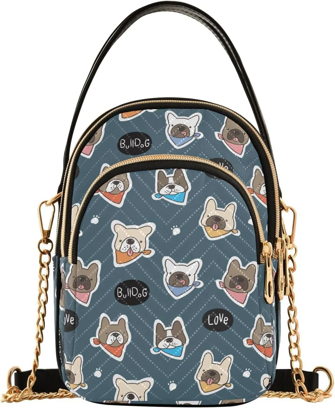 JIPONI Crossbody Bag for Women, Small Cell Phone Bag Shoulder Handbags Purse with Leather Strap