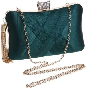 KALAIEN Women's Evening Bags Clutch Purse Bridal Party Handbags for Wedding Prom Night out Party