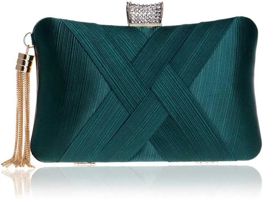 KALAIEN Women's Evening Bags Clutch Purse Bridal Party Handbags for Wedding Prom Night out Party