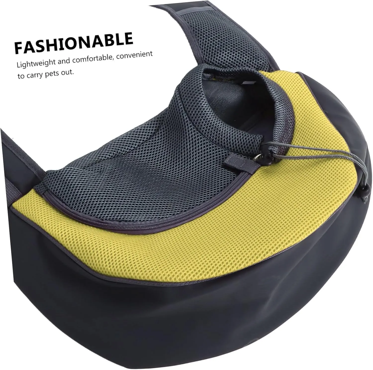 KESYOO Pet Backpack Cat Sling Carrier Chest Small Dog Sling Puppy Carrier Net Yellow
