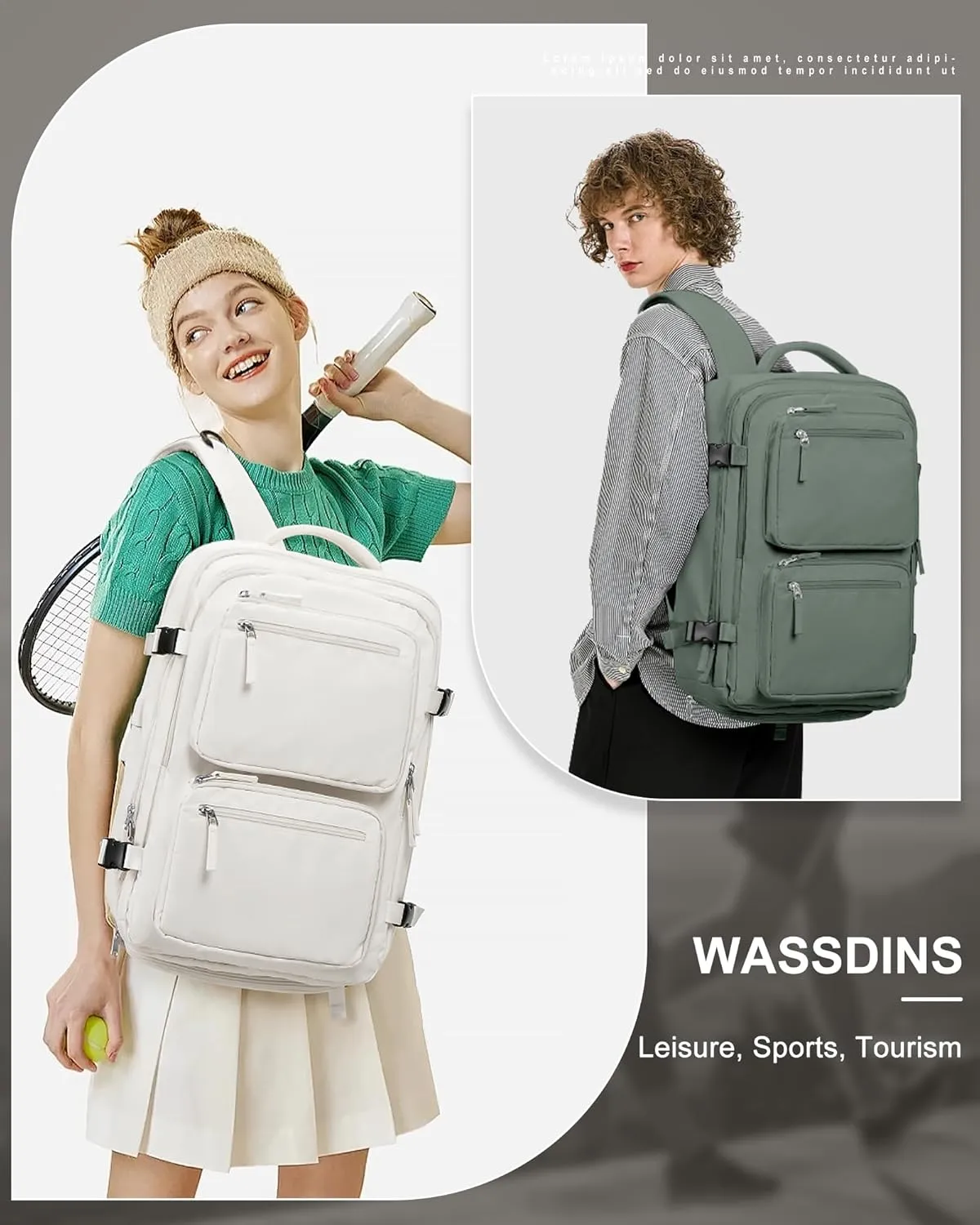 Large Travel Backpack for Men Women, Mochila de Viaje Carry on Backpack Flight Approved Luggage, Personal Item Travel Backpacks Tiktok Backpacks Waterproof Morral de Viage