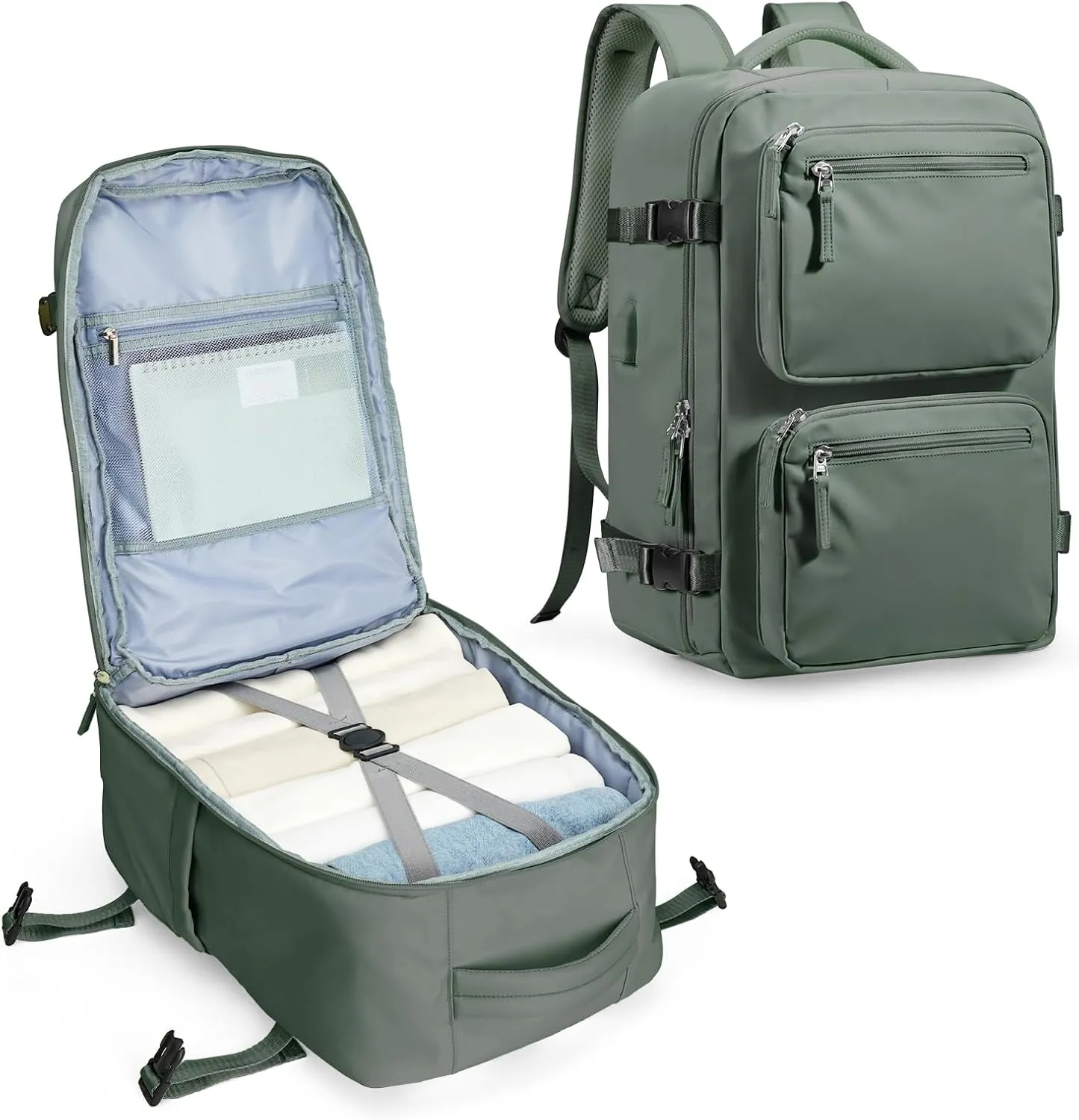 Large Travel Backpack for Men Women, Mochila de Viaje Carry on Backpack Flight Approved Luggage, Personal Item Travel Backpacks Tiktok Backpacks Waterproof Morral de Viage