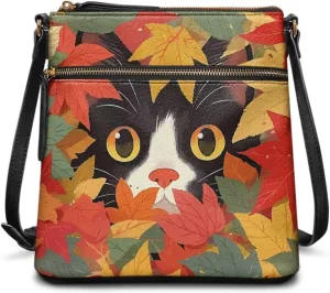 Leather Purses for Women, Leather Hobo Bags for Women Travel Sling Purse Triple Zippered Pockets Shoulder Bag