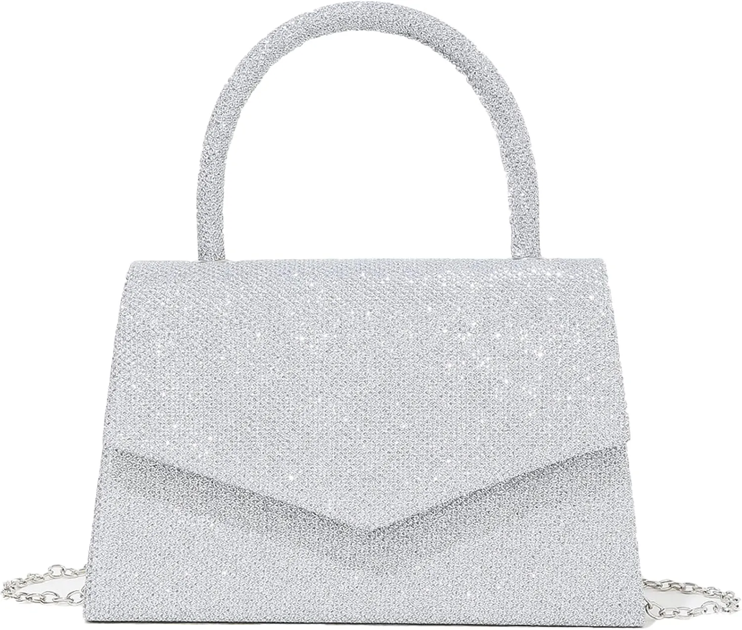 Leather Women's Evening Bag Glitter Clutches Party Clutch Bridal Purses Cocktail Prom Handbags with Patent