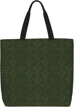 Library Bookshelf Book Print Tote Bag Shoulde Bag Handbag Grocery Bags Reusable For Office Shopping Travel Casual