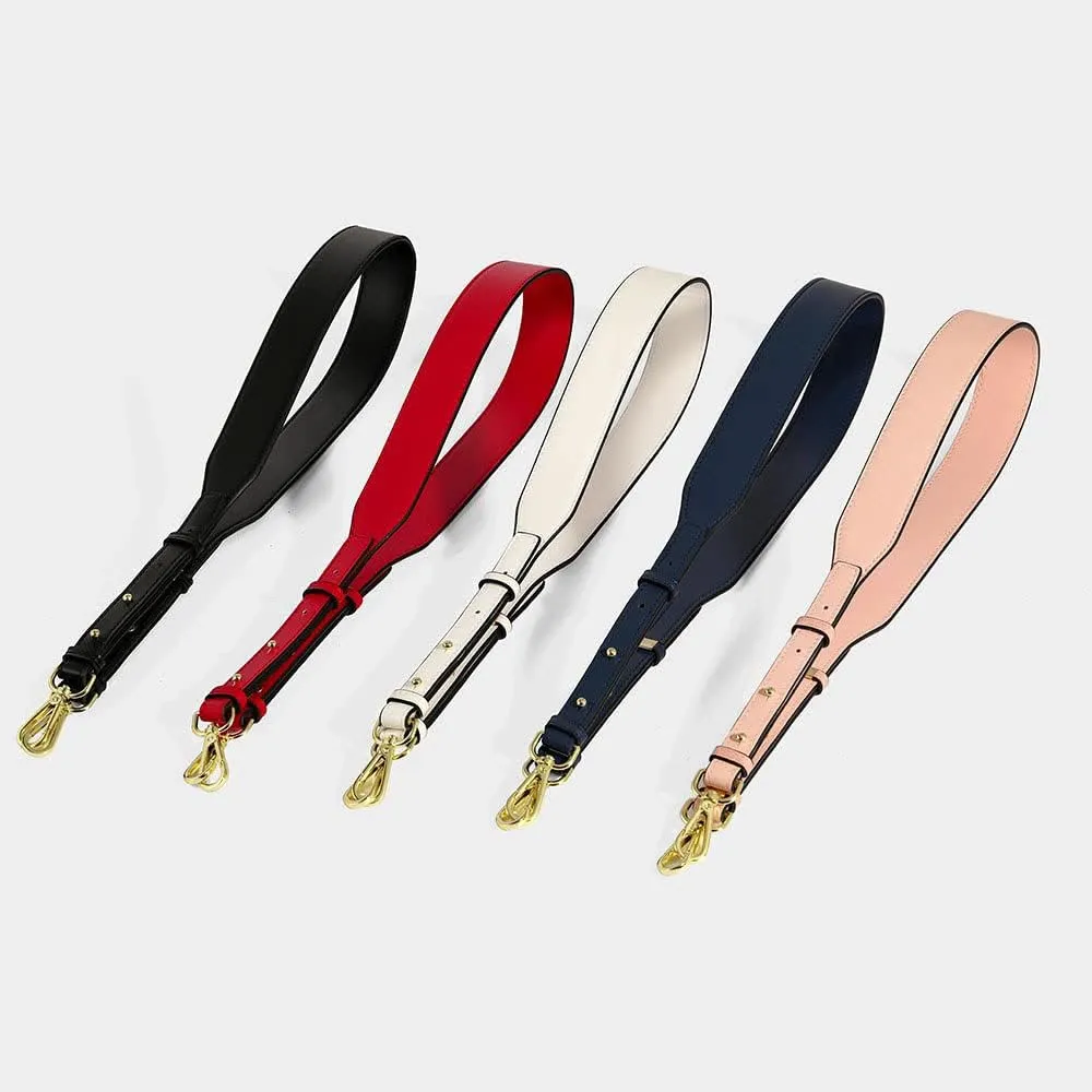 Light Pink Crossbody Purse Straps with Adjustable Gold Clasps - Replacement for Handbags