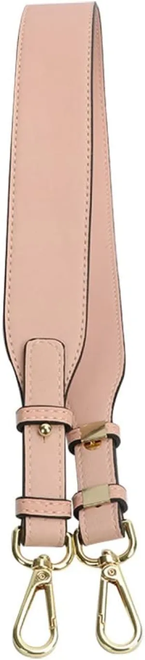 Light Pink Crossbody Purse Straps with Adjustable Gold Clasps - Replacement for Handbags