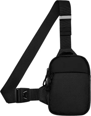 Long Keeper Mini Sling Bag - Men Women Small Waterproof Crossbody Bag Casual Phone Chest Bag for Travelling Hiking