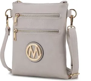MKF Collection Women Crossbody Bag, Trendy Shoulder bag Crossover Purses for Women Sling Bag by Mia K