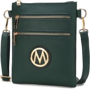 MKF Collection Women Crossbody Bag, Trendy Shoulder bag Crossover Purses for Women Sling Bag by Mia K