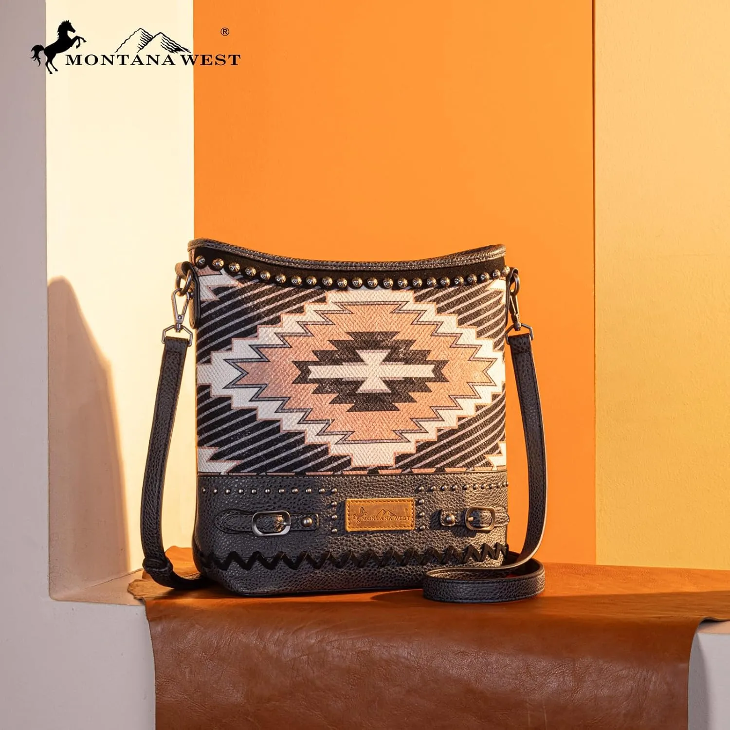 Montana West Western Aztec Tote Bag for Women Country Cowgirl Top Handle Shoulder Bag