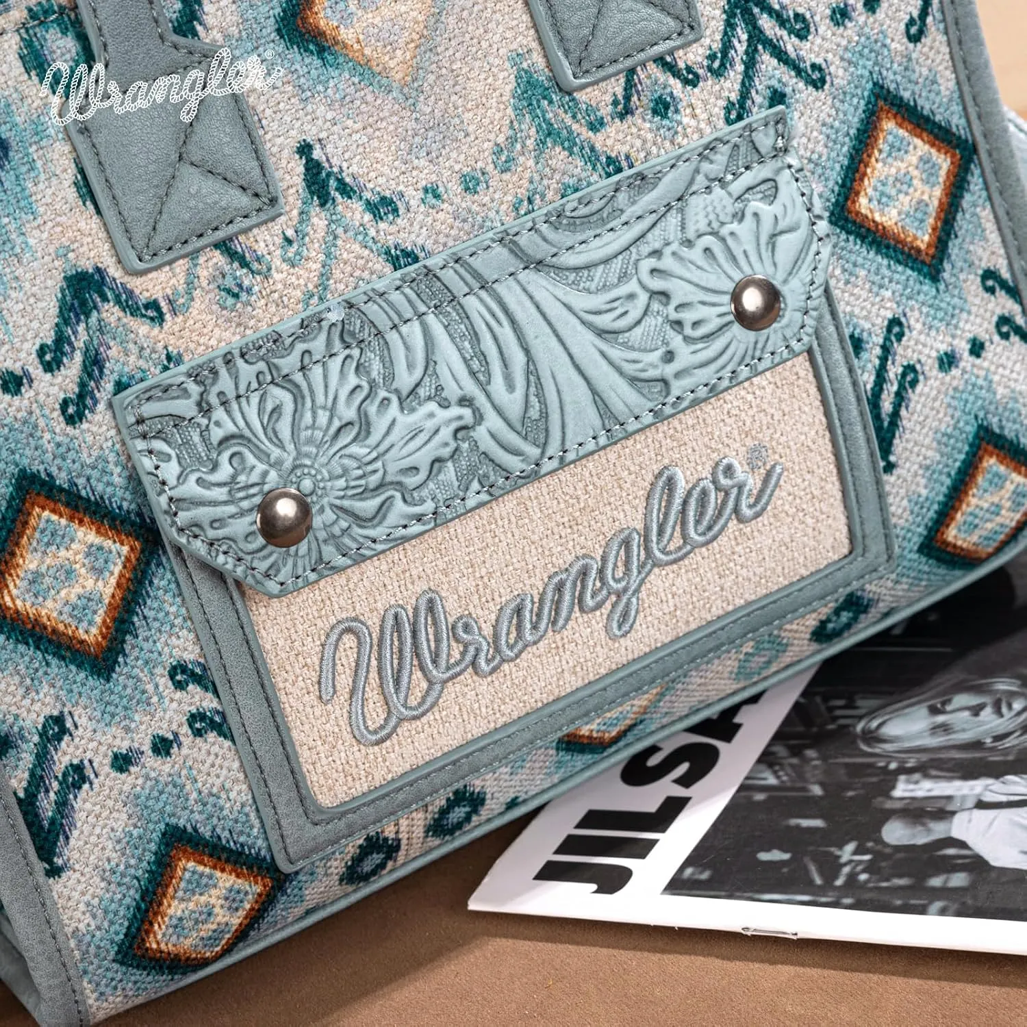 Montana West Wrangler Aztec Tote Bag for Women Western Purses and Handbags