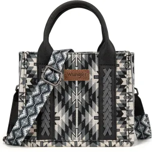 Montana West x Wrangler Mini Tote Bag for Women Boho Aztec Crossbody Purse Top Handle Handbags