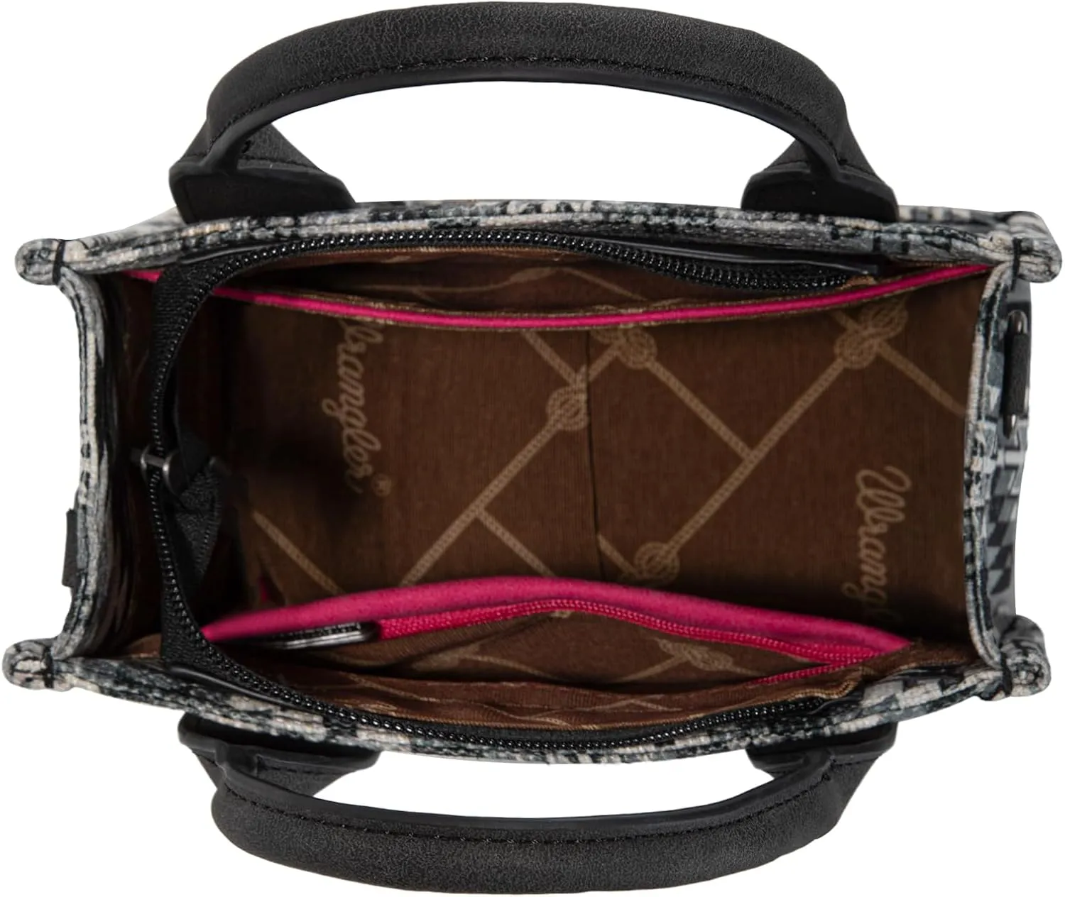 Montana West x Wrangler Mini Tote Bag for Women Boho Aztec Crossbody Purse Top Handle Handbags