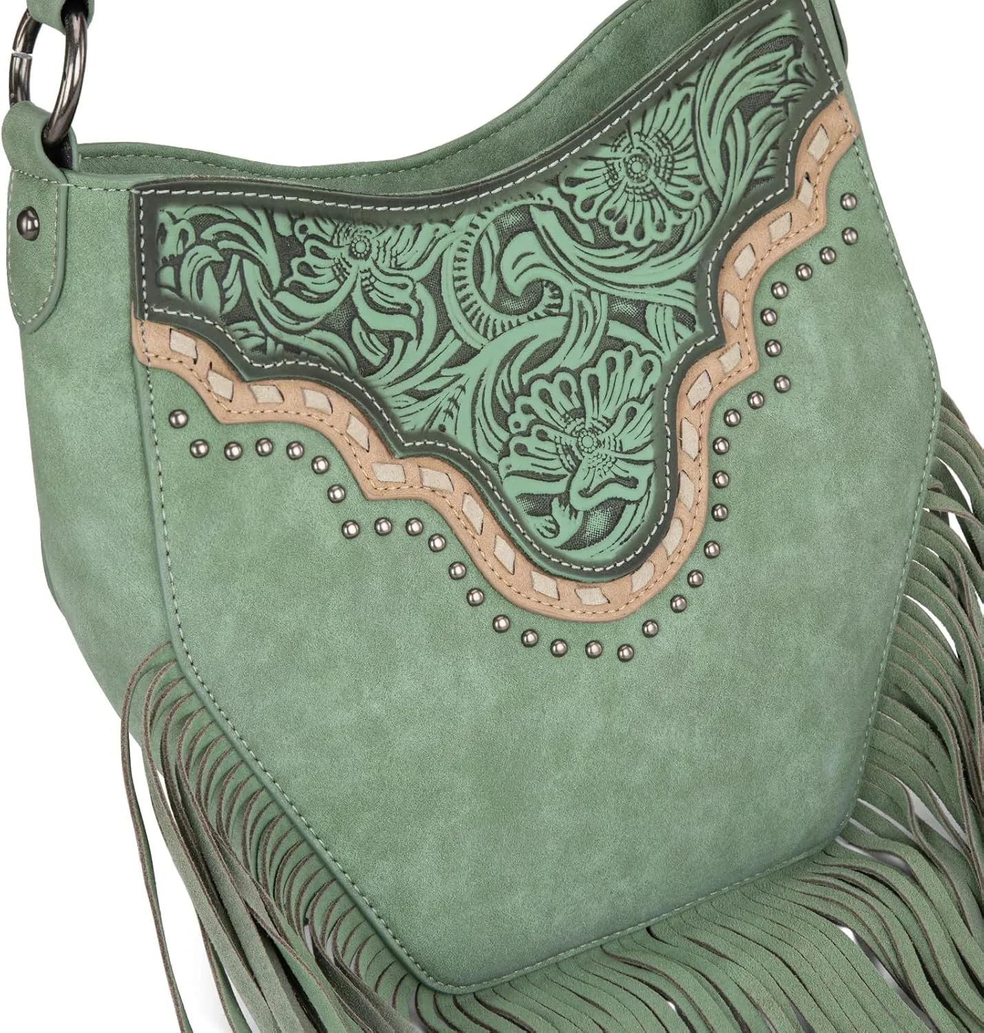 Montana Western Fringe Hobo Bags for Women Top Handle Shoulder Purses